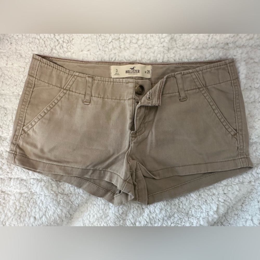 Hollister Kids, Girls Lighter Brown Khakis Style Jean Shorts